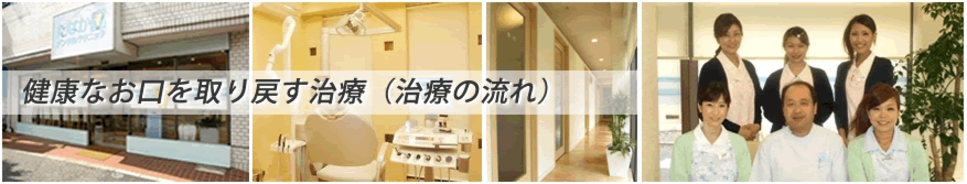 健康なお口を取り戻す治療(治療の流れ)